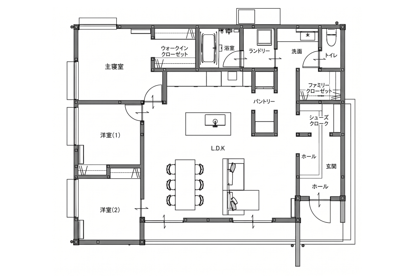 Plan01 間取り