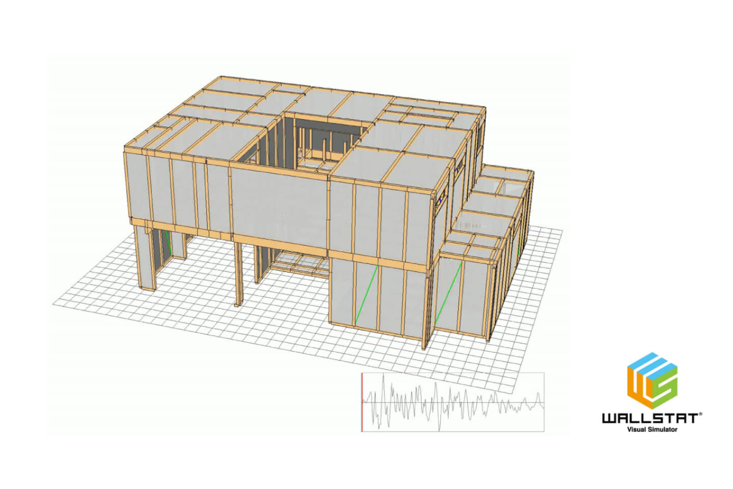 WALLSTATによる倒壊シミュレーション